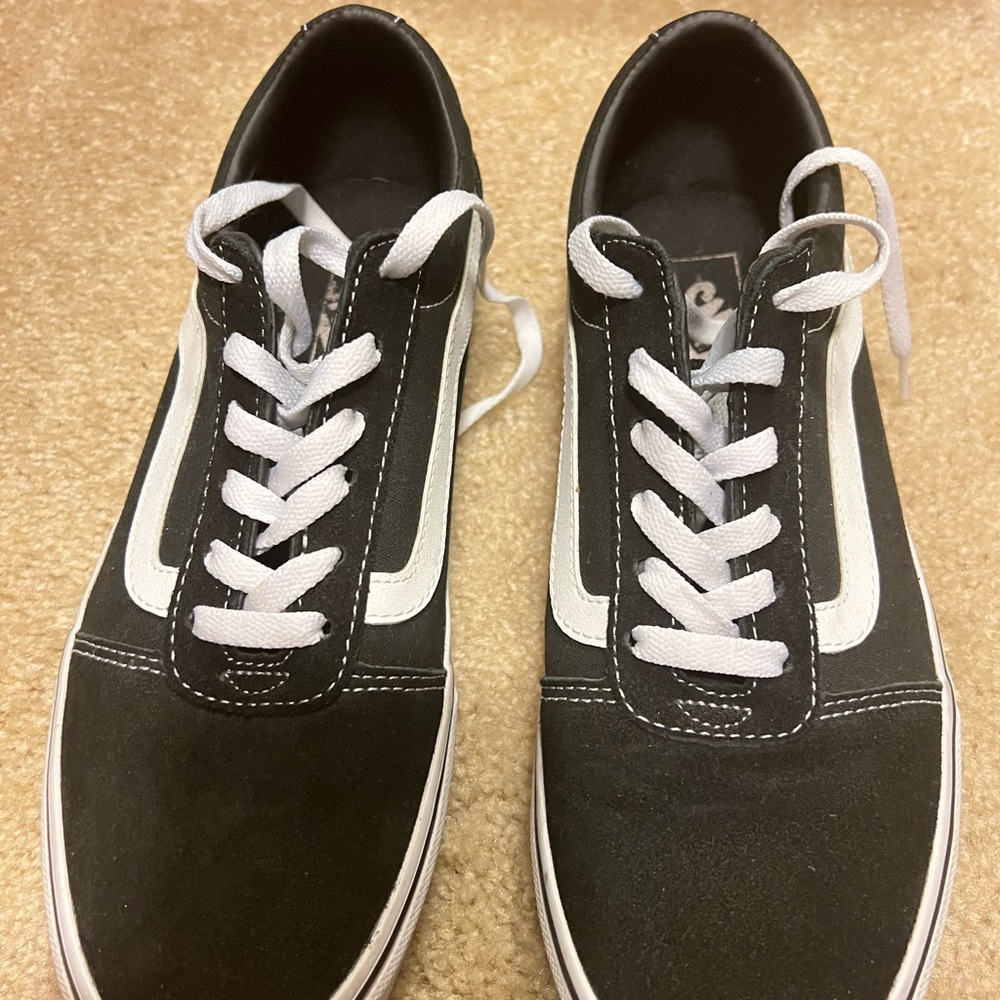 Vans Black and White Sneakers